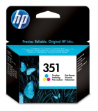 HP 351 originele drie-kleuren inktcartridge