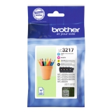 Brother LC-3217VAL zwart, cyaan, magenta en geel