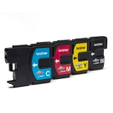 Brother LC980VALBP inktcartridge pakket cyaan / magenta / geel / zwart