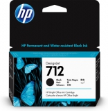 HP 712 Black DesignJet Ink Cartrid 