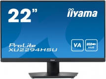 IIYAMA 22" Ultra Slim 1920x1080 VA HDMI DP USB  1ms Black 