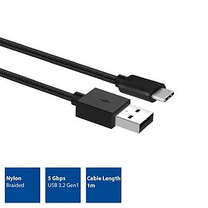 ACT 1 meter,  USB-C cable, USB-A male to USB-C male
