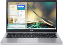 Acer Aspire 3, 15.6" FHD IPS, AMD Ryzen 5-7520U, 16GB DDR5, 512GB PCIe NVMe SSD, Windows 11 Home, AZERTY, Silver