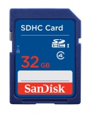 SanDisk 32GB SDHC Class 4 Mem Card