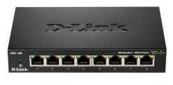 D-Link DGS-108 8 Port Gigabit Metal House Switch