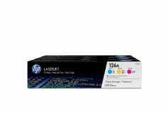HP126A Color Tri-Pack LaserJet Toner