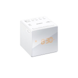 Entry Clock Radio FM/AM Ana tuner White