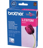 BROTHER LC-970 inktcartridge magenta standard capacity 300 paginas 1-pack blister zonder alarm