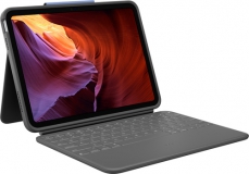 Logitech Rugged Folio for iPad (10th gen & A16) - OXFORD GREY - Azerty