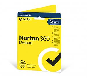 NORTON 360 DELUXE 50GB BN 1 USER 5 DEVICE 12MO GENERIC RSP DVDSLV GUM NON-SUBSCRIPTION