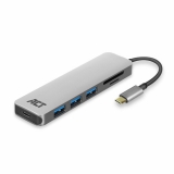 ACT USB-A USB-C MULTIPORT ADAPTER