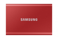 Samsung T7 500GB Portable SSD, Red