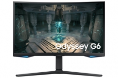 Samsung Odyssey, 27" QHD VA panel, 240 Hz, 1ms, 1000R Curve, HAS, HDR 600, FreeSync