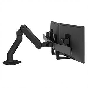 HX DESK DUAL MONITOR ARM MATTE BLACK 45-476-224