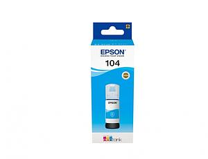 104 EcoTank Cyan ink bottle