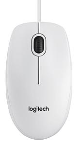 Logitech B100 Optical Mouse for Business White MOU LO
