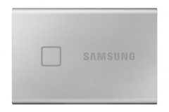 Samsung T7 Touch 1TB Portable SSD, Silver