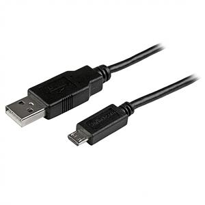 1m Slim Micro USB Phone Charger Cable USBAUB1MBK