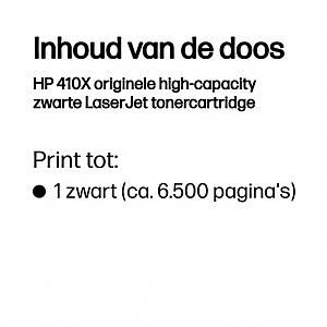 HP 410X INKTCARTRIDGE ZWART