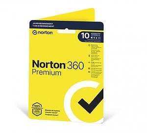 NORTON 360 PREMIUM 75GB BN 1 USER 10 DEVICE 12MO RSP DVDSLV GUM (Non Sub)