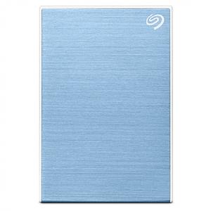 SEAGATE One Touch 2TB External HDD with Password Protection Light Blue