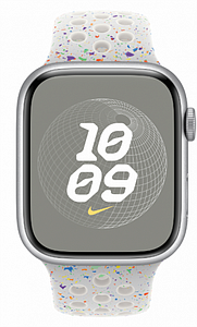 Apple 45mm Pure Platinum Nike Sport Band M/L