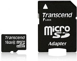 MicroSDHC 16GB Class10 UHS-I U1 withAdap