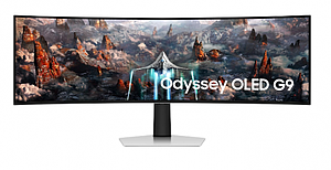 Samsung OLED 49inch 240Hz Curved 1800R, 5120x1440, 0,03ms, HDR10+, Displayport, HDMI, USB 3, Height