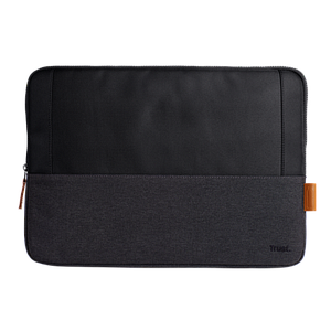 TRUST LISBOA 16" LAPTOP SLEEVE - BLACK