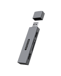 USB Stick Card Reader with 2 USB ports