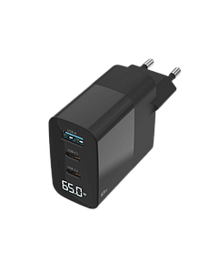 65W Power Delivery Wall Charger with LED display