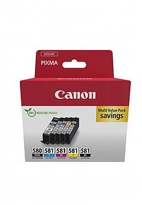 CANON PGI-580/CLI-581 Ink Cartridge PGBK/C/M/Y/BK