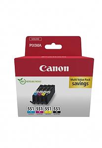 CANON CLI-551 Ink Cartridge C/M/Y/BK Multi