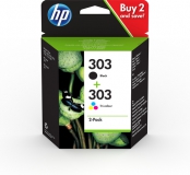 HP 303 INKTCARTRIDGE 3YM92AE BLACK+COLORS COMBO PACK