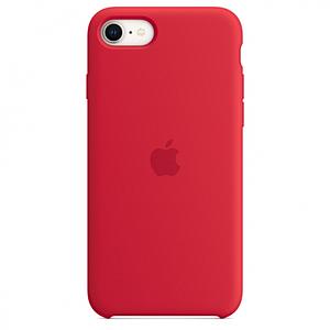 APPLE IPHONE SE SILICONE CASE RED