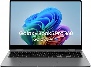 Samsung Galaxy Book 5 Pro 360 16inch WQXGA+ AMOLED TOUCH, Intel Core Ultra 7 256V,16GB, 1TB NCMe PCIe SSD, W11, Zwart