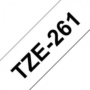 Brother TZe-261. Soort tape: TZ. Tape-lengte: 8 m, Type verpakking: Doos. Tape-maat: 3,6 cm