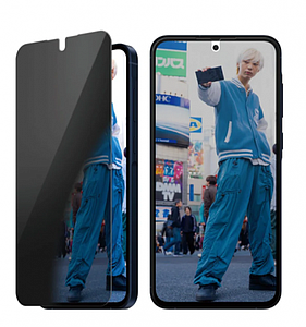 PanzerGlass Privacy Ultra-Wide Fit Glass - Clear - voor Samsung Galaxy A56 5G