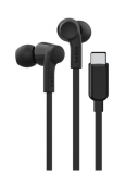 BELKIN USB-C EARBUDS W/ ADJUSTABLE VOLUME LIMITER BLACK