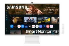 SAMSUNG SMART MONITOR M70F 32" 4K USB-C (90W) - WHITE