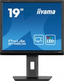 IIYAMA 19" LCD, 1280 x 1024, TN Panel, LED Bl., Pivot, Height Adjust, HDMI, DisplayPort,, 250 cd/m², 12.000.000:1 ACR, Speakers