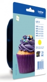 BROTHER LC-123 inktcartridge geel high capacity 600 pagina s 1-pack blister zonder alarm