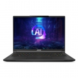 MSI Stealth A16 AI+ A3XWIG-018BE, 16" QHD+ 240Hz OLED, AMD Ryzen AI 9 HX 370, 32GB LPDDR5X, 2TB PCIe NVMe SSD, NVIDIA