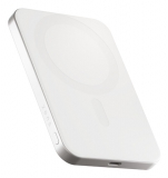Zens Slim Qi2 Al Powerbank 5000mAh White