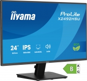 IIYAMA 15" LCD Resistive Touch Screen, 1024 x 768, VA panel, LED Bl., Speakers, VGA, HDMI, DisplayPort, 280 cd/m²