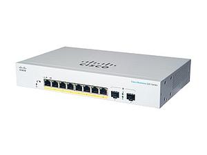 Bus 220 SmtSwitch 8p GE PoE Ext PS 2x1G