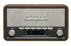 Denver dab+/fm radio met houten kabinet
