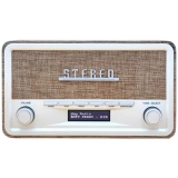 Denver DAB+ FM Alarm Lightwood BT