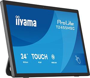 Iiyama Prolite T2455MSC-B2 24"WIDE LCD Touch Screen, 1920 x 1080, 120 Hz IPS panel, LED Bl., Flat Bezel Free Glass Front