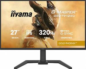 IIYAMA GB2791QSU-B1 G-Master Gold Phoenix 27inch Fast IPS QHD 320Hz 350cd/m2 0.6ms 2xHDMI 2.1 DP USB 2x3.2+2xC
